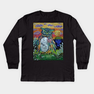 Sacred Skull Kids Long Sleeve T-Shirt